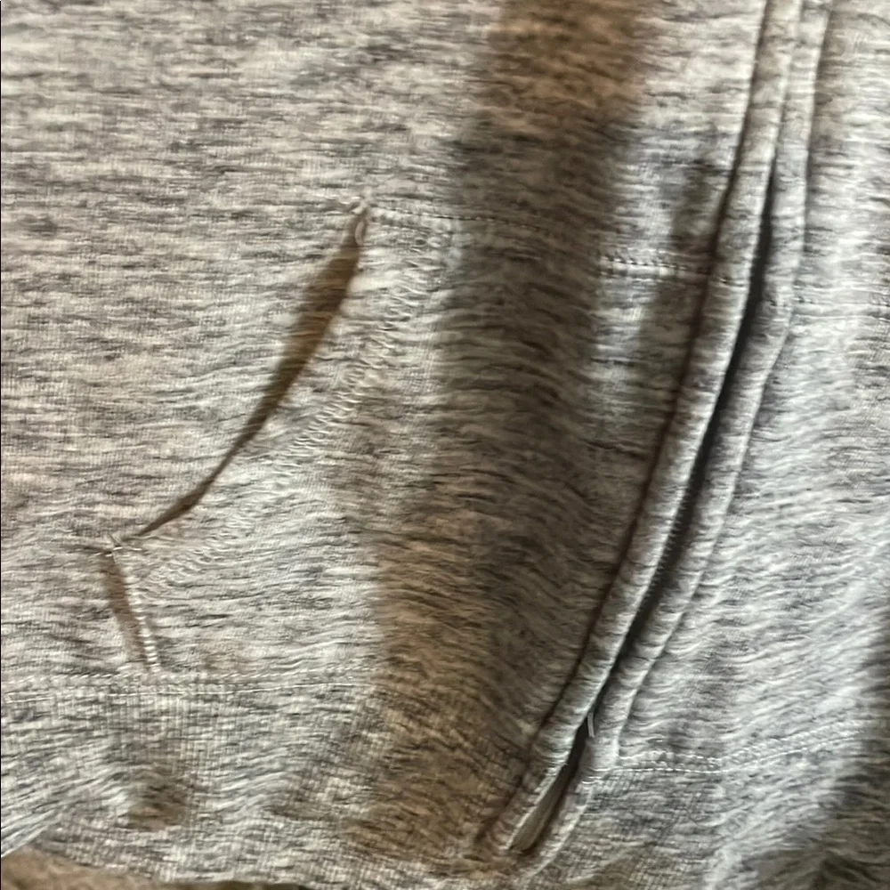 Justice Heather Gray Sequin Kids Zipup Hoodie